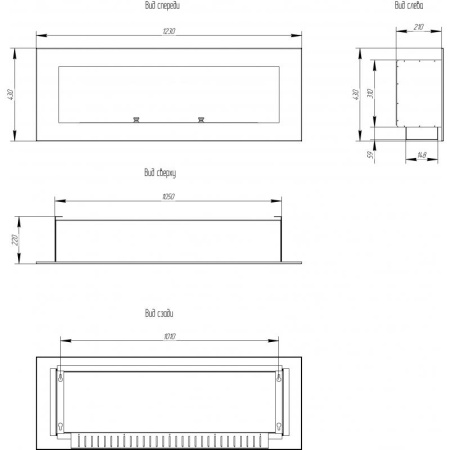 Биокамин Window 800 grey Биокамин Window 800 grey по цене 39 000 руб.
