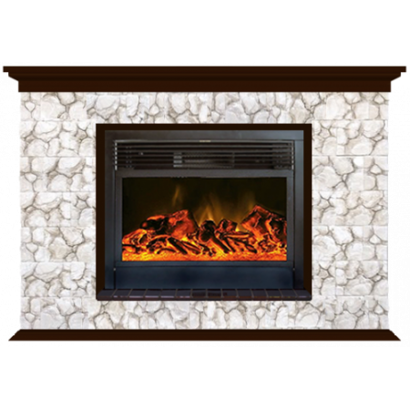 Пафос Карелия 28 (дуб)+Newflame Пафос Карелия 28 (дуб)+Newflame