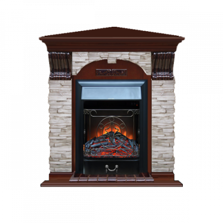 Арочный Мисхор угловой (красное дерево)+Majestic Black Арочный Мисхор угловой (красное дерево)+Majestic Black