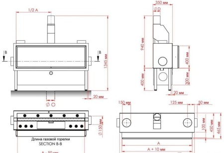 Газовая топка Vero Design GA 3 F 
Газовая топка Vero Design GA 3 F