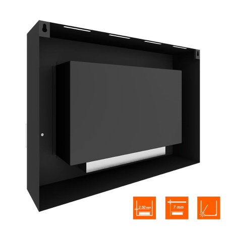 Биокамин SteelHeat WALL GRAND 900 черный, стемалит Биокамин SteelHeat WALL GRAND 900 черный, стемалит по цене 43 260 руб.