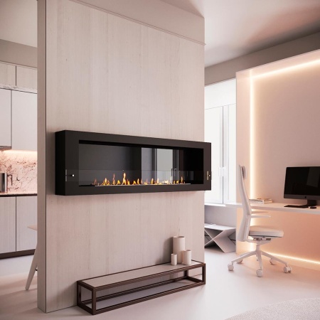 Биокамин SteelHeat WALL GRAND 1800 черный, стемалит Биокамин SteelHeat WALL GRAND 1800 черный, стемалит по цене 91 140 руб.