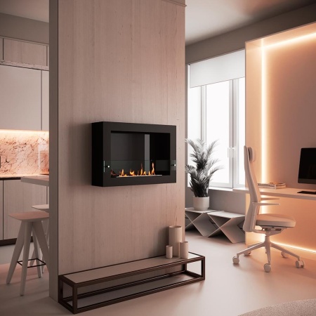 Биокамин SteelHeat WALL ONE 800 черный, стекло Биокамин SteelHeat WALL ONE 800 черный, стекло по цене 28 035 руб.