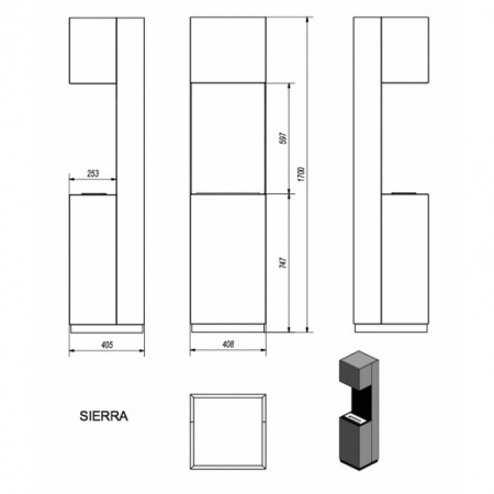 Биокамин Kratki SIERRA Биокамин Kratki SIERRA по цене €349