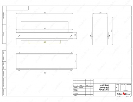 Биокамин напольный SteelHeat FRAME 900 белый (стекло) Биокамин напольный SteelHeat FRAME 900 белый (стекло) по цене 33 800 руб.