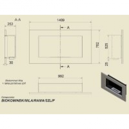 Биокамин Kratki MILA-PRO(стальная рама) Биокамин Kratki MILA-PRO(стальная рама) по цене