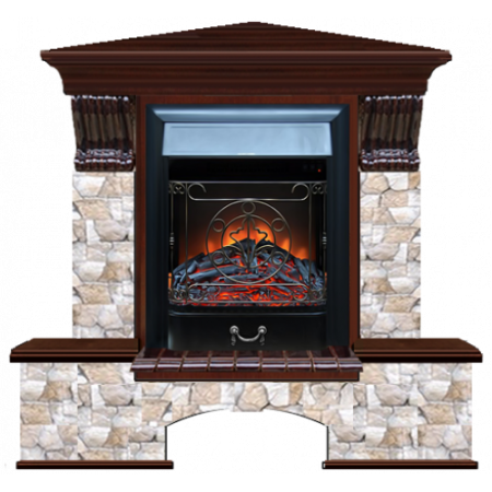 Бостон К Арбат угловой (красное дерево)+Majestic Black Бостон К Арбат угловой (красное дерево)+Majestic Black