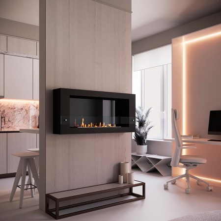 Биокамин SteelHeat WALL LONG 1200 черный Биокамин SteelHeat WALL LONG 1200 черный по цене 42 420 руб.