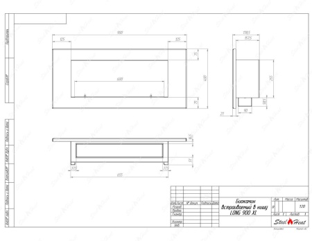 Биокамин SteelHeat LONG-H 900 XL стекло + стемалит Биокамин SteelHeat LONG-H 900 XL стекло + стемалит по цене 40 496 руб.
