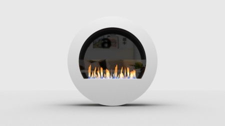 Биокамин "Русский огонь" Сансет белый по цене 35 750 руб.