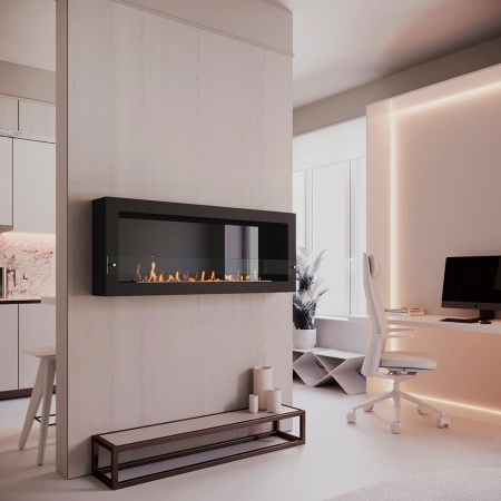 Биокамин SteelHeat WALL ONE 1400 черный Биокамин SteelHeat WALL ONE 1400 черный по цене 55 020 руб.